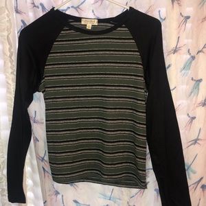 Baseball striped long sleeve